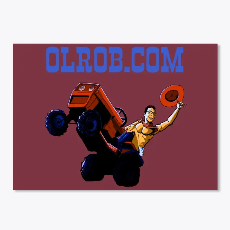 Lawnmower rodeo Ol'Rob